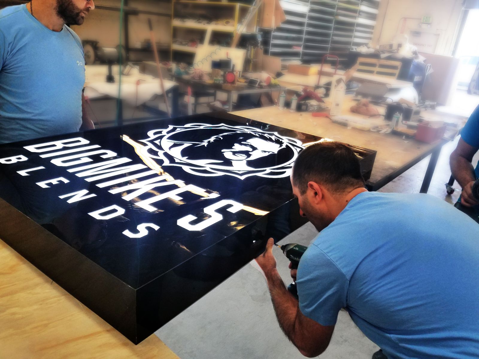 Acrylic Sign Board Installation